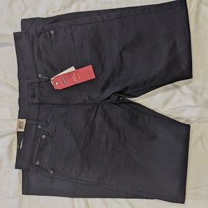 Levi's 502 Straight Leg Black Denim Jeans, Mens